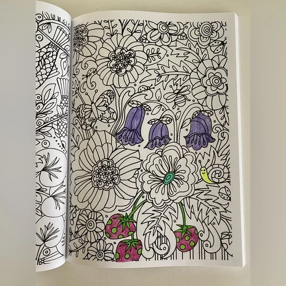 Garden Coloring Book for Adults - Picture 5 of 5